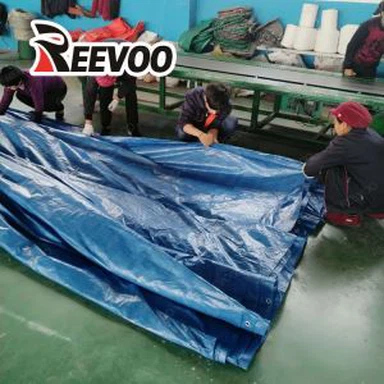 16 'x 12' Poly Tarp tessuto blu